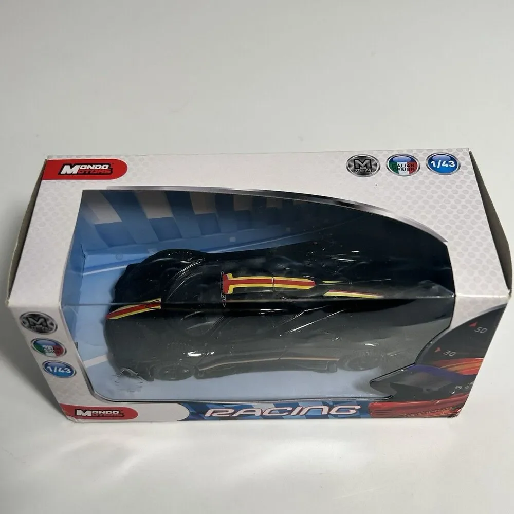 Pagani Zonda R Evo 1:43 Diecast Mondo Motors Black Italian Supercar Model